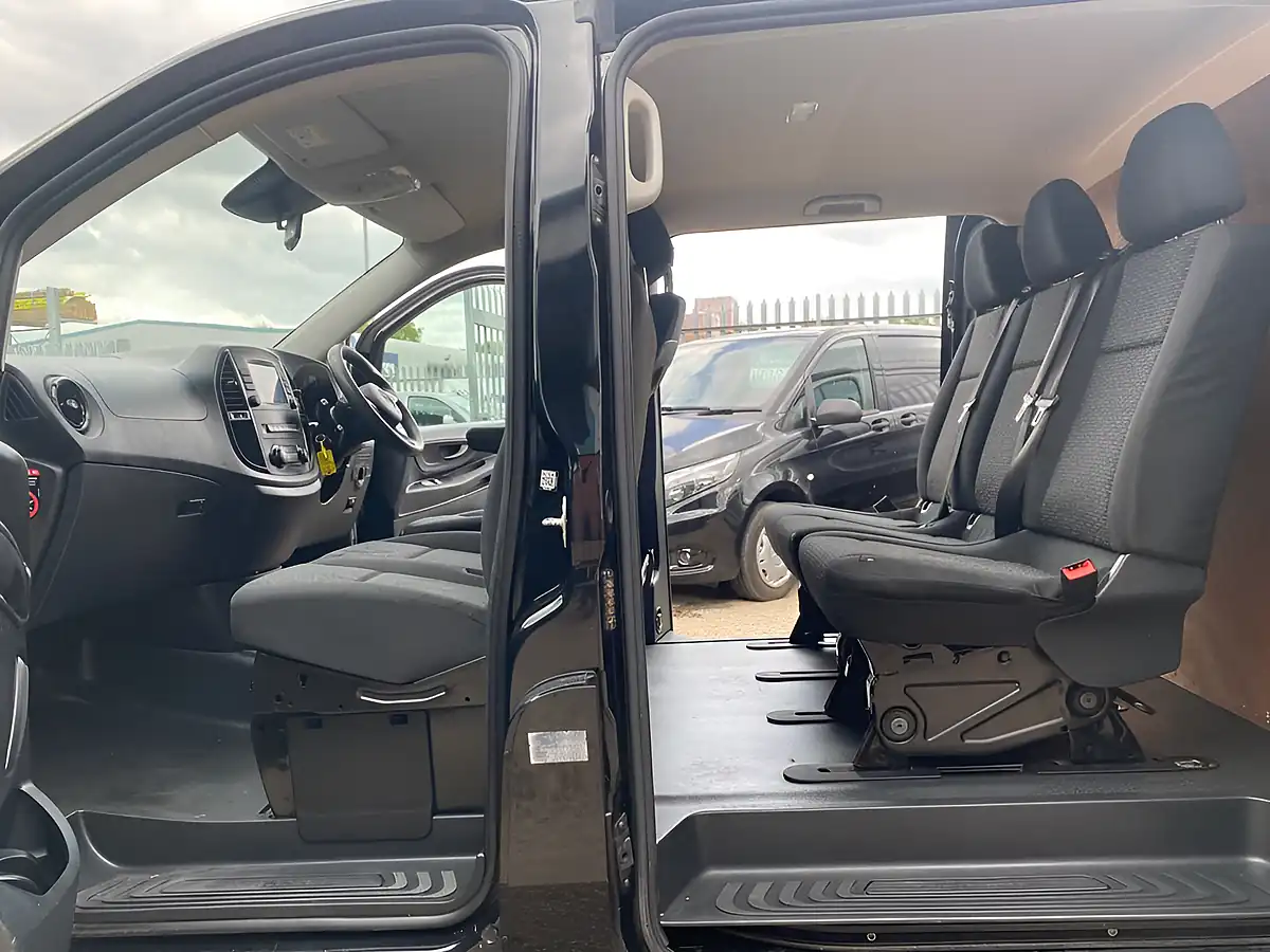 Used 2021 Mercedes-Benz Vito Crew Cab 5 Seater Black - Interior and Exterior details 15