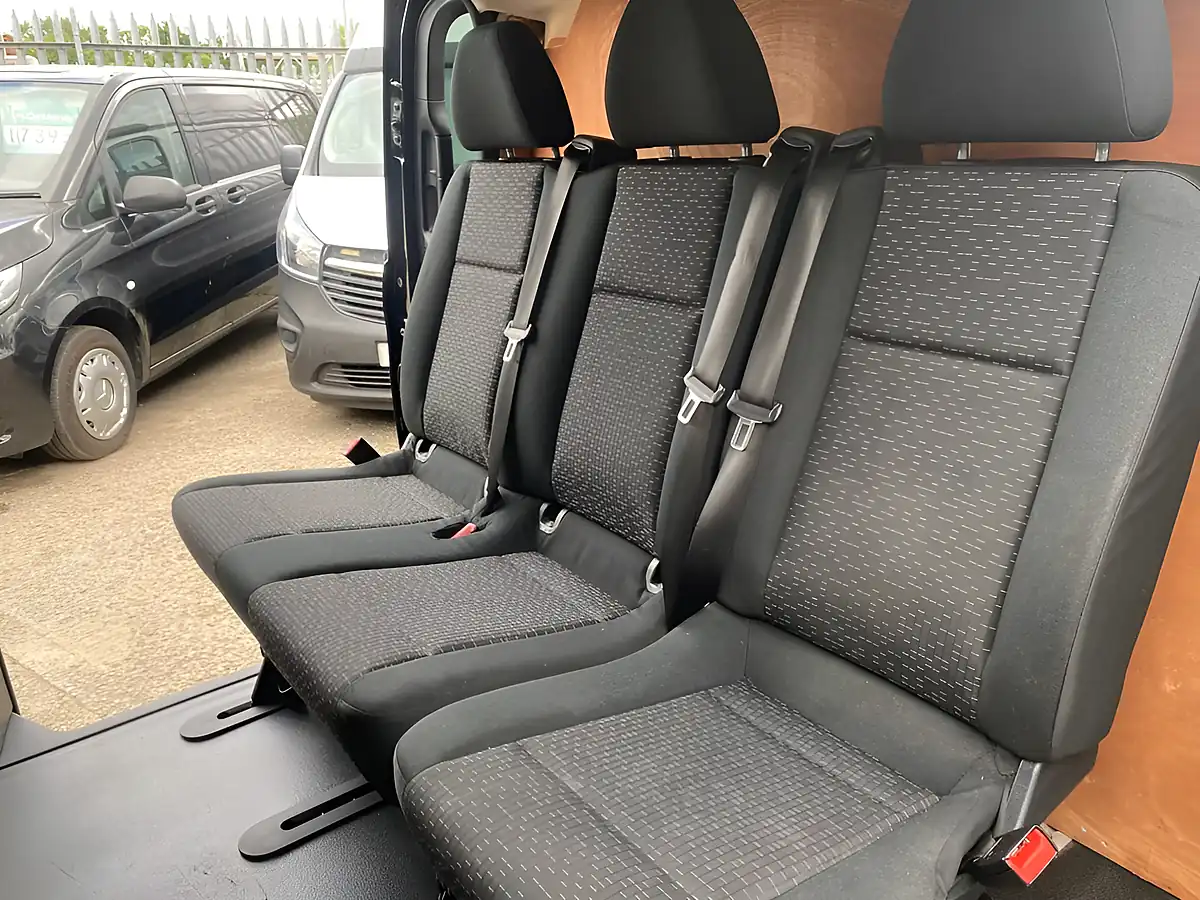 Used 2021 Mercedes-Benz Vito Crew Cab 5 Seater Black - Interior and Exterior details 16