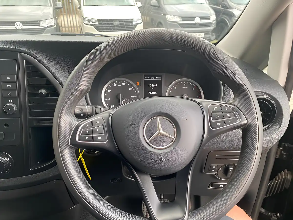 Used 2021 Mercedes-Benz Vito Crew Cab 5 Seater Black - Interior and Exterior details 18