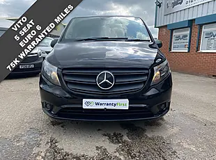 Used 2021 Mercedes-Benz Vito Crew Cab 5 Seater Black - Interior and Exterior details 2