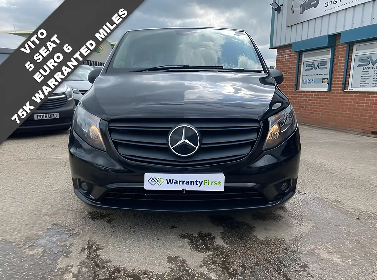 Used 2021 Mercedes-Benz Vito Crew Cab 5 Seater Black - Interior and Exterior details 2