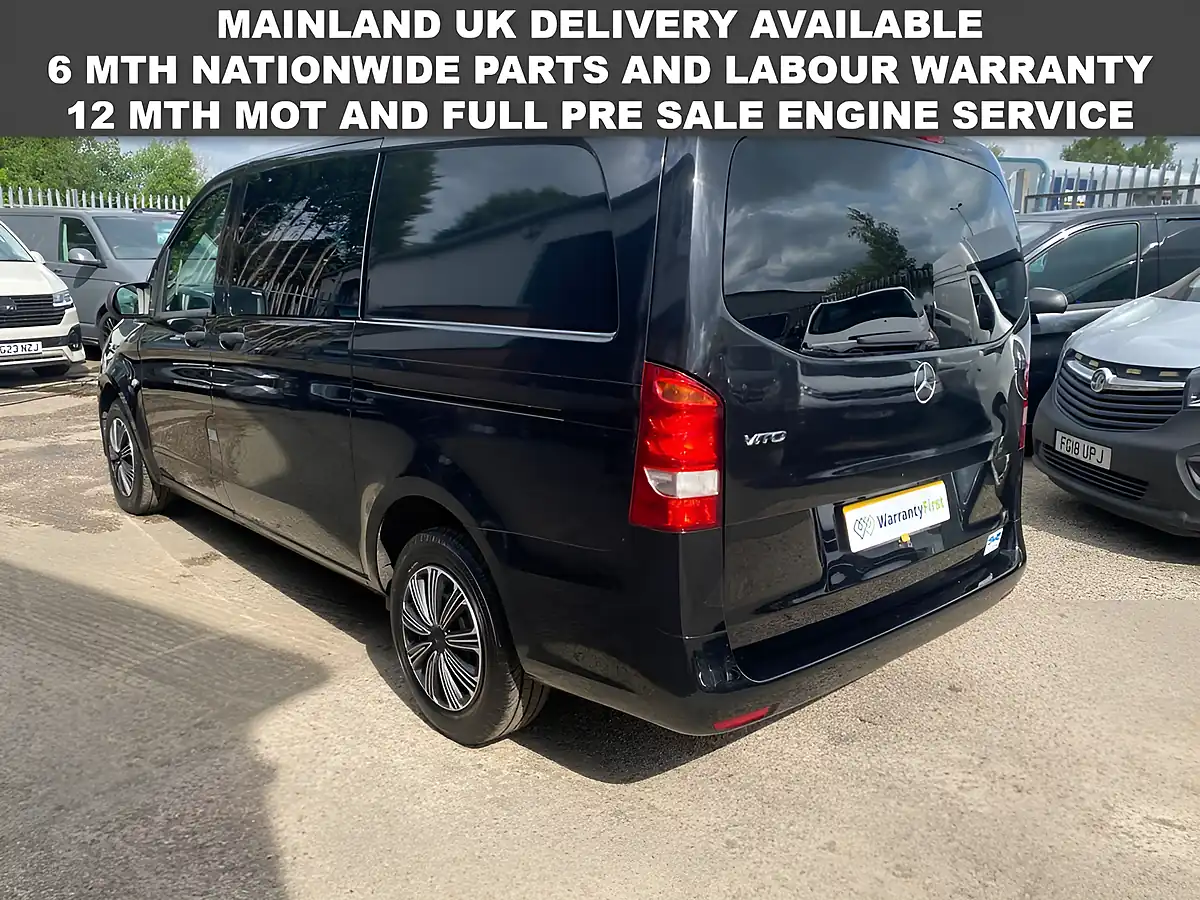 Used 2021 Mercedes-Benz Vito Crew Cab 5 Seater Black - Interior and Exterior details 5