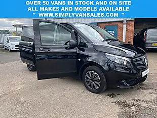 Used 2021 Mercedes-Benz Vito Crew Cab 5 Seater Black - Interior and Exterior details 9