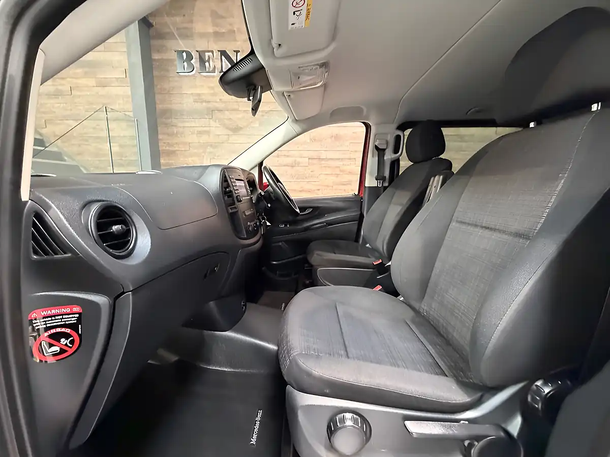 Used 2021 Mercedes-Benz Vito Pro Tourer Double Cab Red - Interior and Exterior details 10