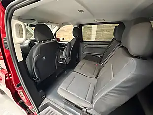 Used 2021 Mercedes-Benz Vito Pro Tourer Double Cab Red - Interior and Exterior details 11