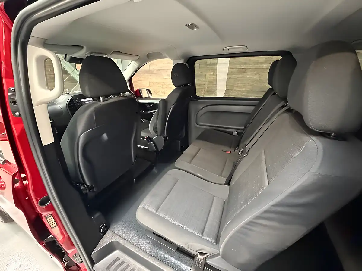 Used 2021 Mercedes-Benz Vito Pro Tourer Double Cab Red - Interior and Exterior details 11