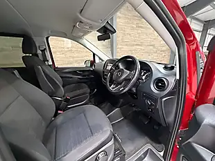 Used 2021 Mercedes-Benz Vito Pro Tourer Double Cab Red - Interior and Exterior details 7