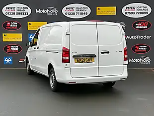 Used 2021 Mercedes-Benz Vito Progressive L2 White - Interior and Exterior details 3
