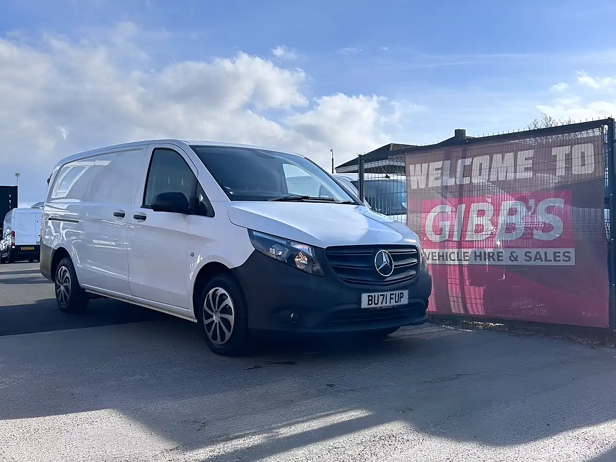 Used 2021 Mercedes-Benz Vito Progressive White - Front View