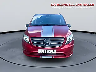 Used 2021 Mercedes-Benz Vito Sport Crew Van Double Cab Red - Interior and Exterior details 11