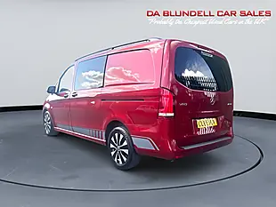 Used 2021 Mercedes-Benz Vito Sport Crew Van Double Cab Red - Interior and Exterior details 14