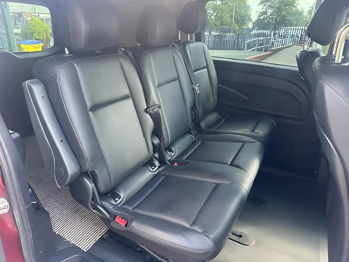 Used 2021 Mercedes-Benz Vito Sport Crew Van Double Cab Red - Interior and Exterior details 7