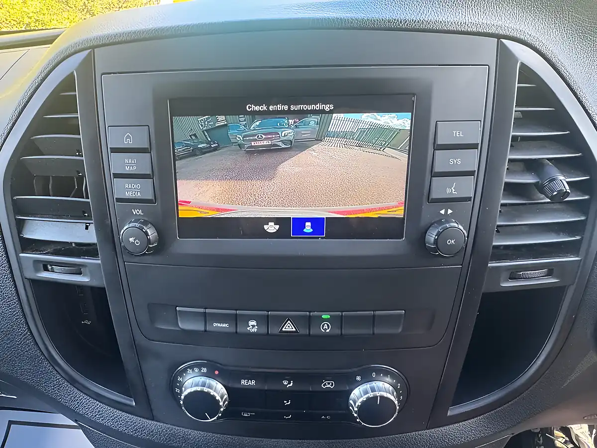Used 2021 Mercedes-Benz Vito Sport Crew Van Double Cab Red - Interior and Exterior details 9