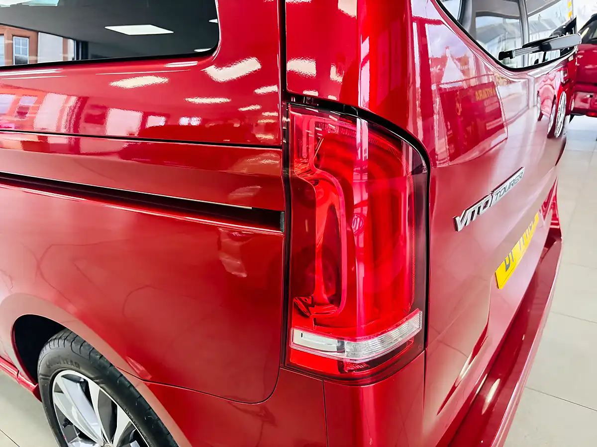 Used 2021 Mercedes-Benz Vito Sport Tourer Red - Interior and Exterior details 16