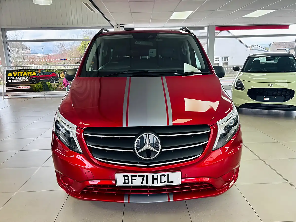 Used 2021 Mercedes-Benz Vito Sport Tourer Red - Interior and Exterior details 2
