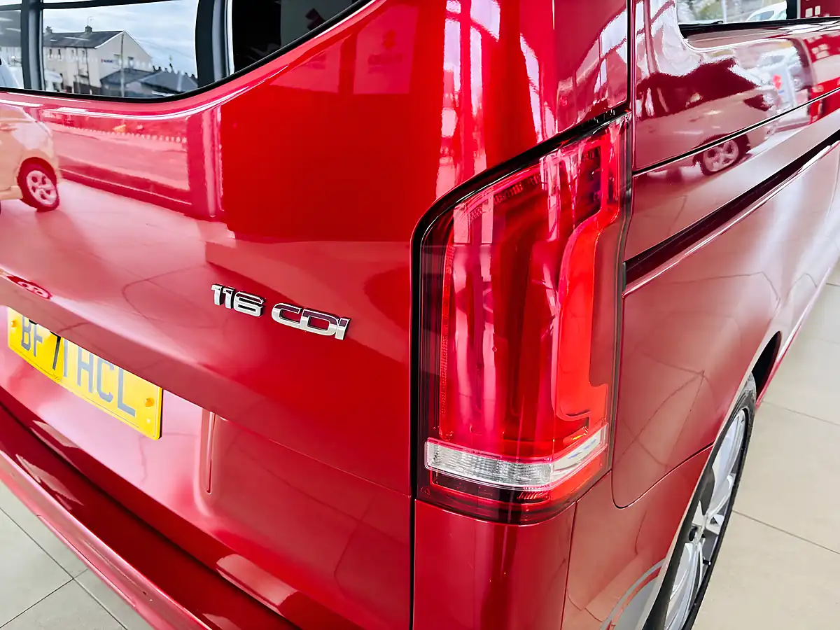 Used 2021 Mercedes-Benz Vito Sport Tourer Red - Interior and Exterior details 20