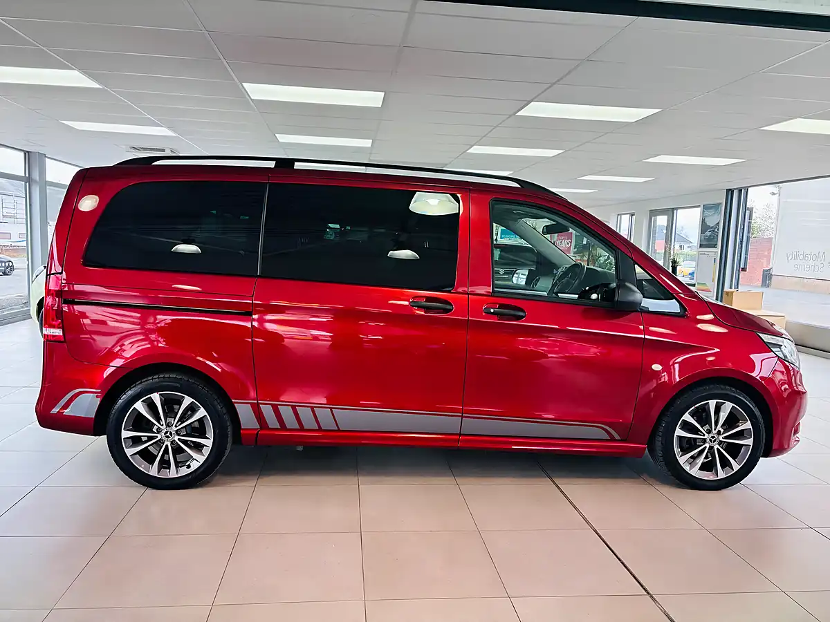 Used 2021 Mercedes-Benz Vito Sport Tourer Red - Interior and Exterior details 5