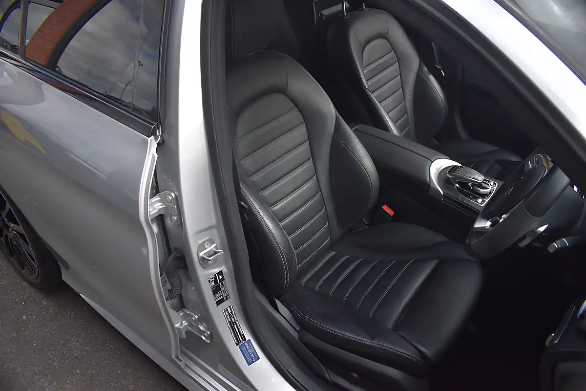 Used 2021 Mercedes C220 AMG Line Night Edition (premium) Silver - Interior and Exterior details 11