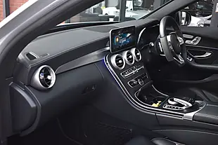 Used 2021 Mercedes C220 AMG Line Night Edition (premium) Silver - Interior and Exterior details 13