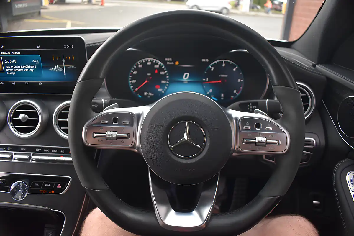 Used 2021 Mercedes C220 AMG Line Night Edition (premium) Silver - Interior and Exterior details 15