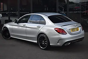 Used 2021 Mercedes C220 AMG Line Night Edition (premium) Silver - Interior and Exterior details 2