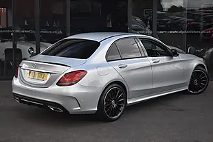 Used 2021 Mercedes C220 AMG Line Night Edition (premium) Silver - Interior and Exterior details 5