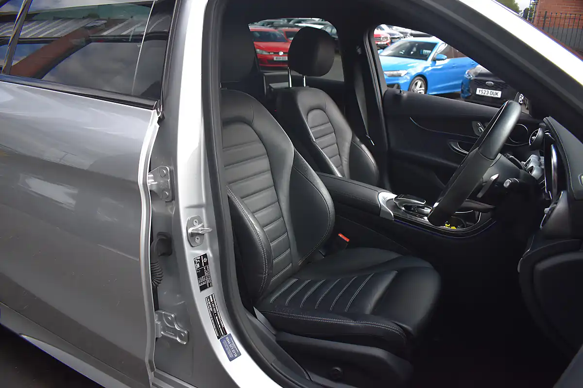 Used 2021 Mercedes C220 AMG Line Night Edition (premium) Silver - Interior and Exterior details 7