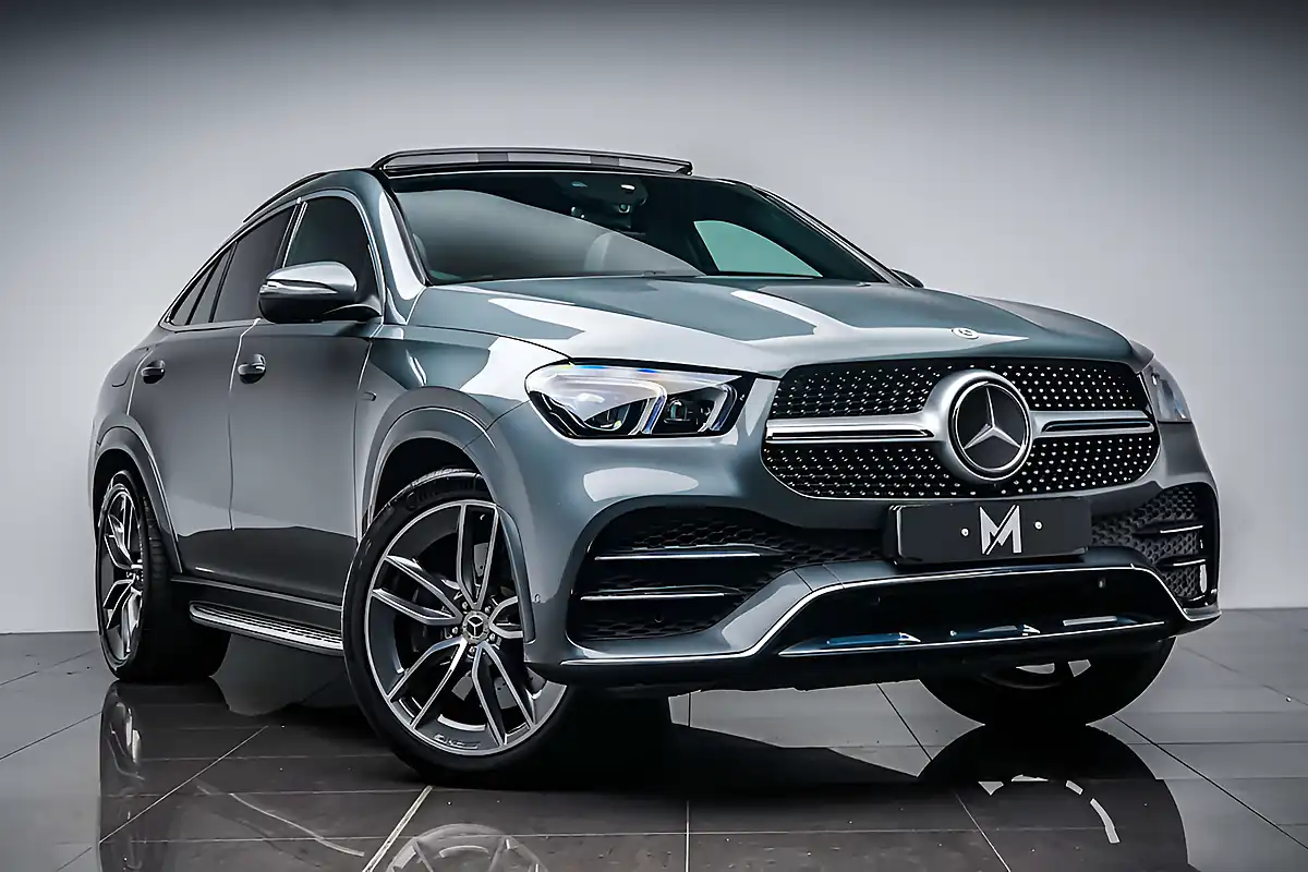 Used 2021 Mercedes Gle AMG Line (premium Plus) Selenite Grey - Front View