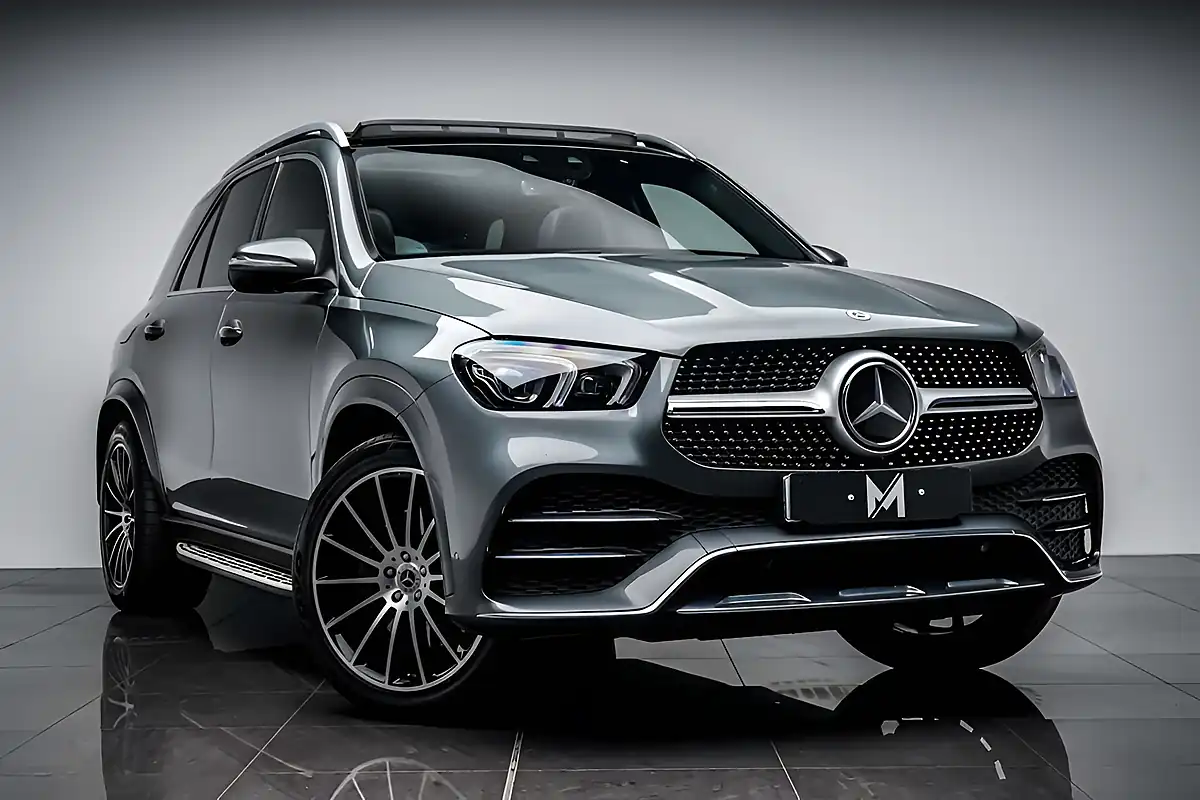 Used 2021 Mercedes Gle AMG Line (premium Plus) Selenite Grey - Front View