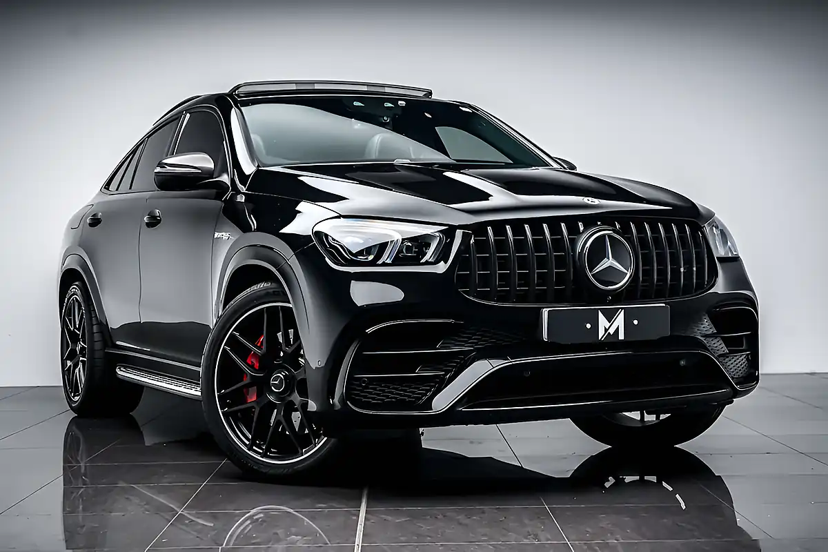 Used 2021 Mercedes Gle AMG S Coupe Obsidian Black - Front View