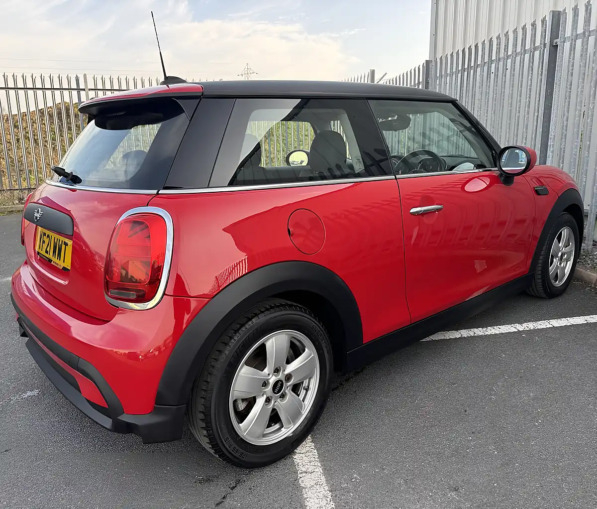 Used 2021 MINI Cooper Classic Red - Interior and Exterior details 5