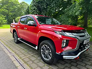 Used 2021 Mitsubishi L200 Barbarian X Red - Interior and Exterior details 2