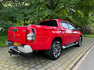 Used 2021 Mitsubishi L200 Barbarian X Red - Interior and Exterior details 5