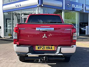 Used 2021 Mitsubishi L200 Barbarian X Red - Interior and Exterior details 6