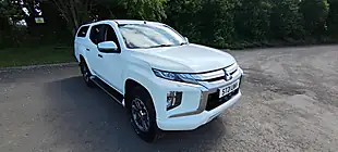 Used 2021 Mitsubishi L200 Barbarian X White - Interior and Exterior details 7