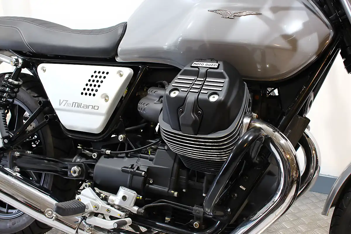 Used 2021 Moto Guzzi V7 Milano Grey - Interior and Exterior details 6