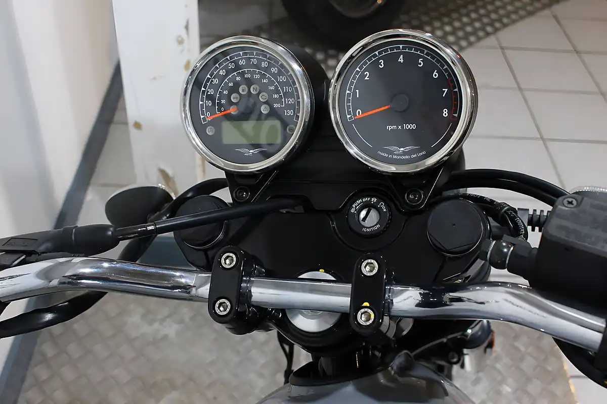 Used 2021 Moto Guzzi V7 Milano Grey - Interior and Exterior details 8