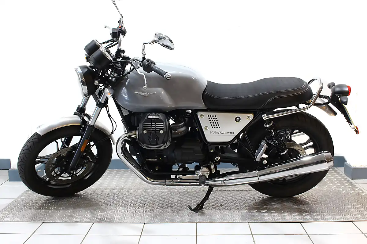 Used 2021 Moto Guzzi V7 Milano Grey - Interior and Exterior details 9