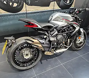 Used 2021 Mv Agusta Dragster 800RR Scs Metallic Silver - Interior and Exterior details 9