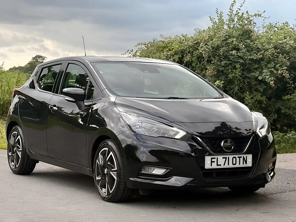 Used 2021 Nissan Micra Acenta Black - Front View