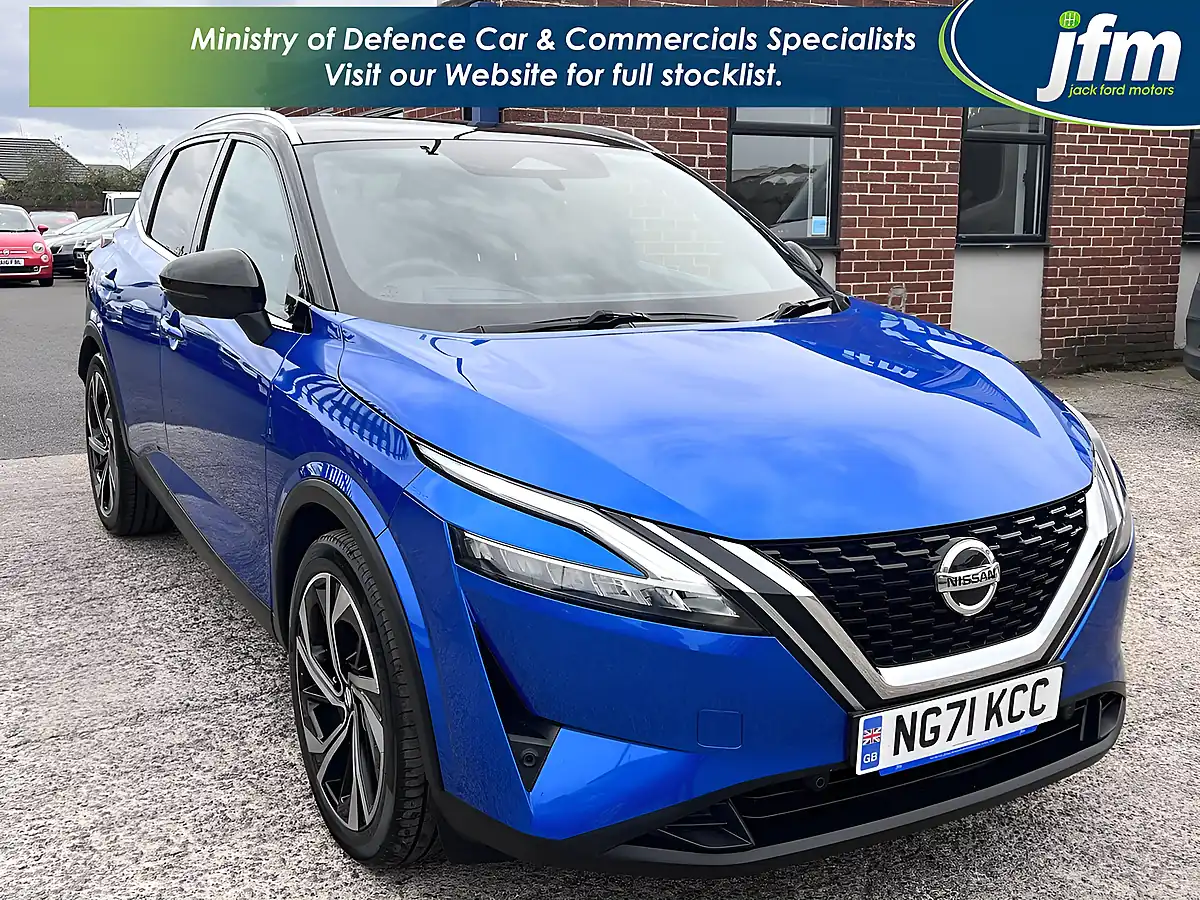 Used 2021 Nissan Qashqai Tekna+ Magnetic Blue Met - Front View