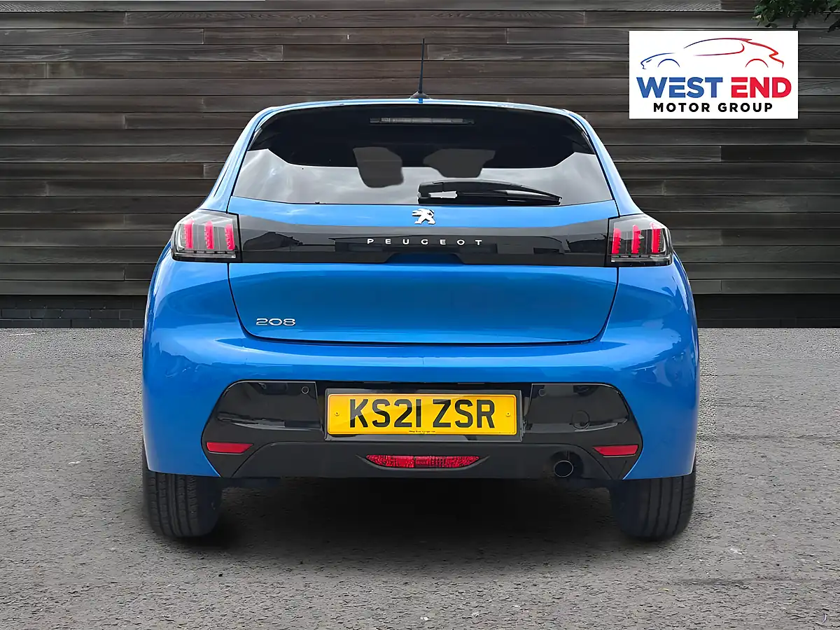 Used 2021 Peugeot 208 Allure Blue - Interior and Exterior details 4