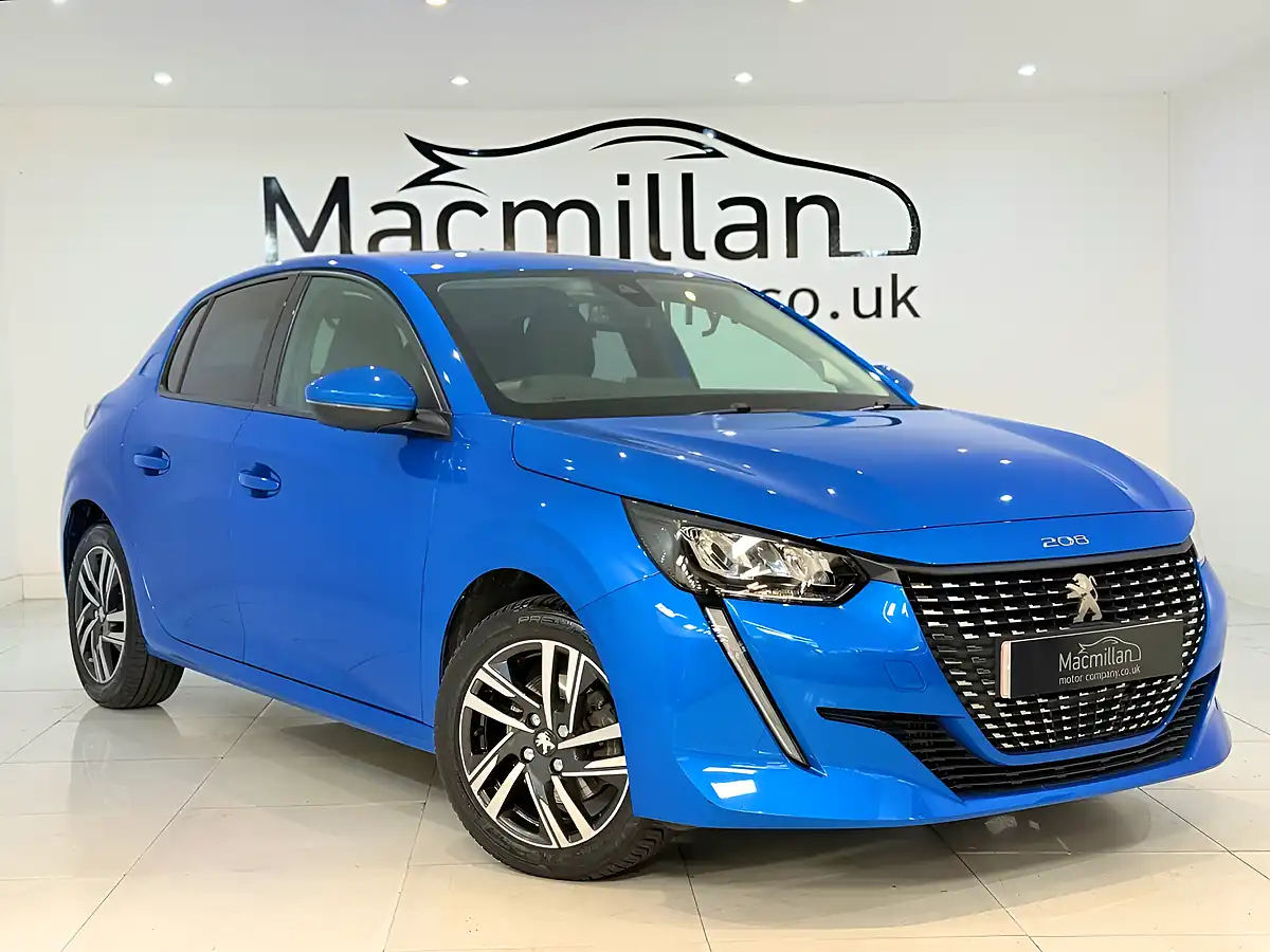 Used 2021 Peugeot 208 Allure Premium Blue - Front View