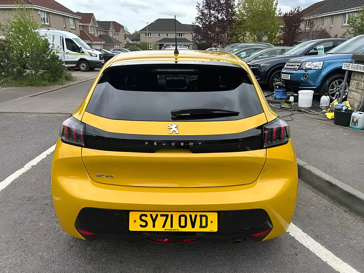 Used 2021 Peugeot 208 Allure Premium Yellow - Interior and Exterior details 7