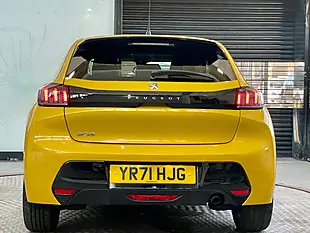 Used 2021 Peugeot 208 Allure Yellow - Interior and Exterior details 11