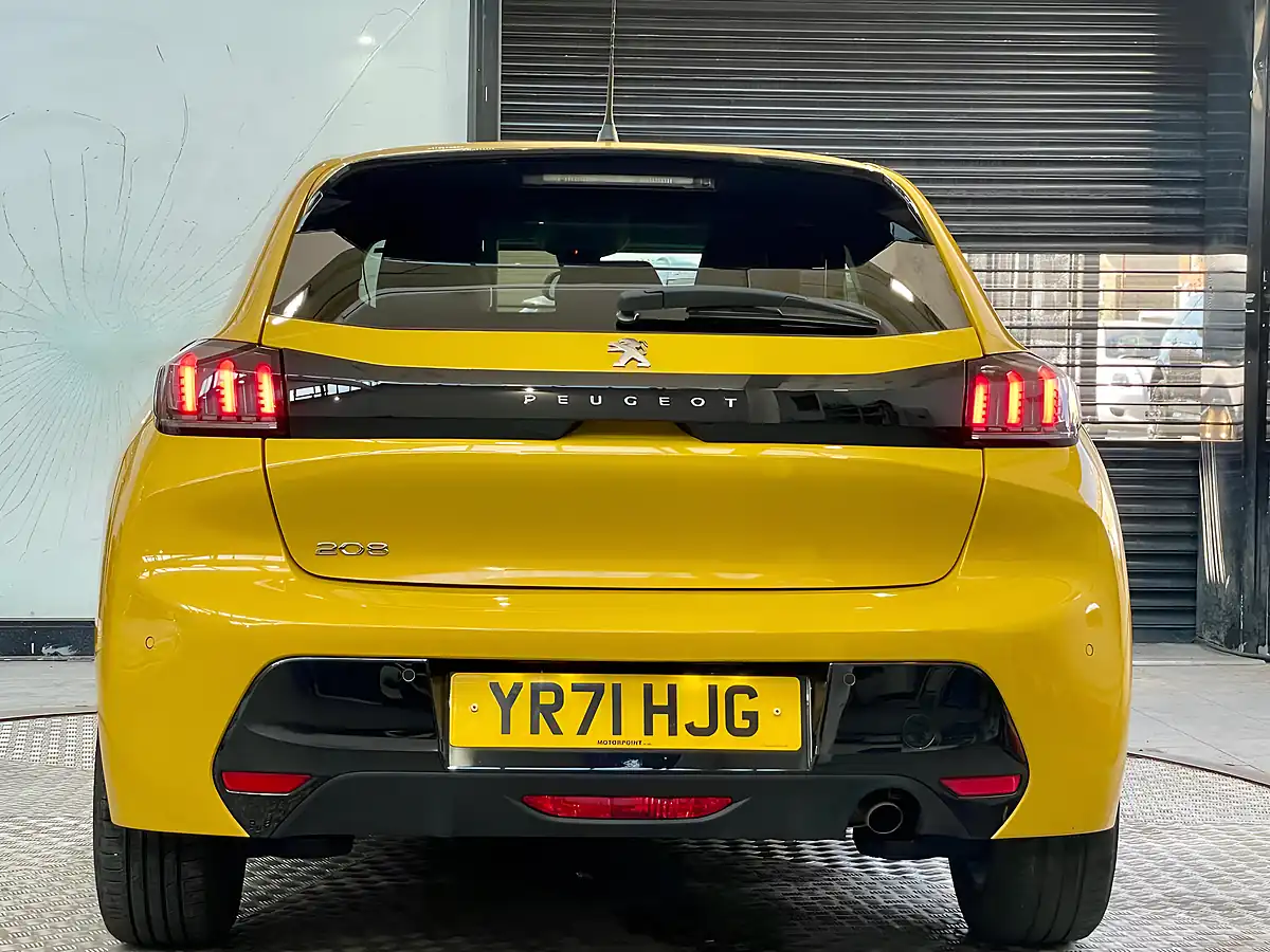 Used 2021 Peugeot 208 Allure Yellow - Interior and Exterior details 11