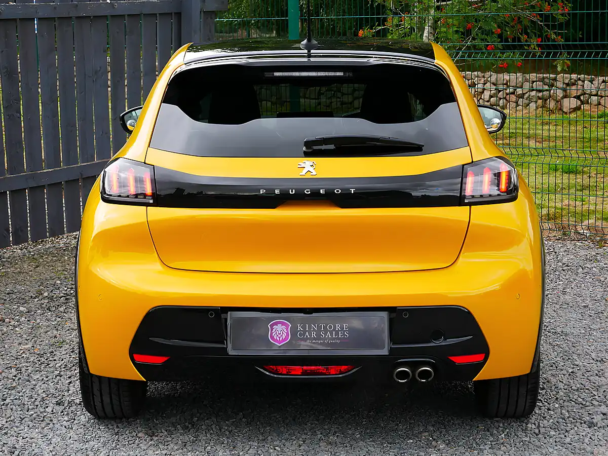 Used 2021 Peugeot 208 GT Premium Yellow - Interior and Exterior details 8