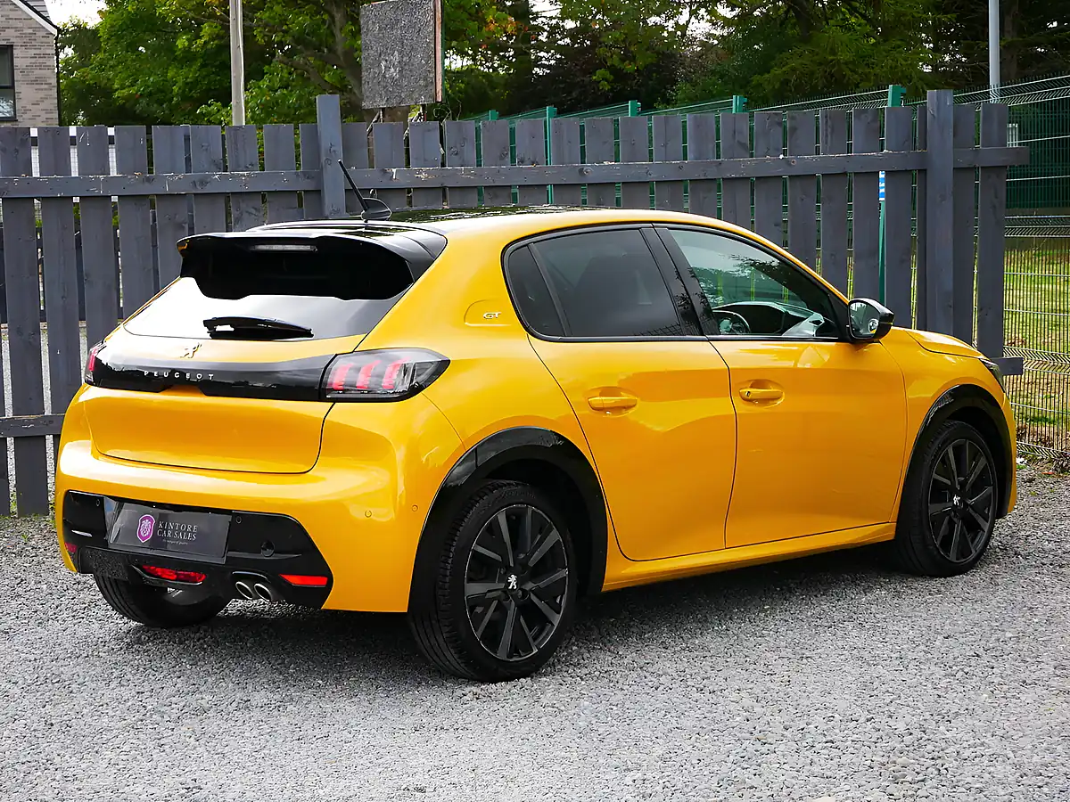 Used 2021 Peugeot 208 GT Premium Yellow - Interior and Exterior details 9