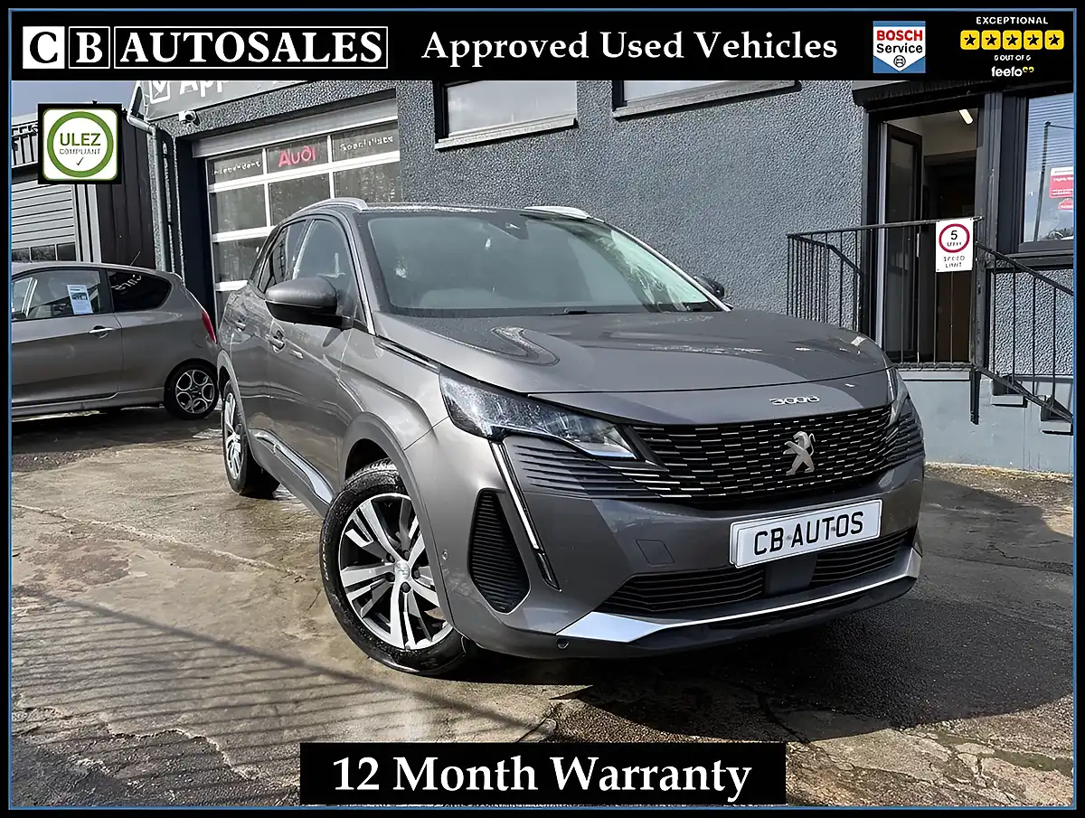 Used 2021 Peugeot 3008 Allure Premium Grey - Front View