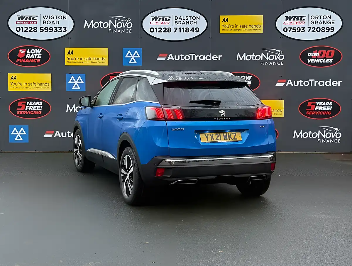 Used 2021 Peugeot 3008 GT Blue - Interior and Exterior details 3